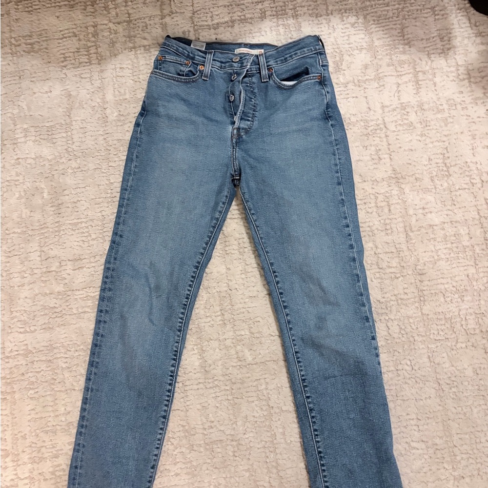 Levi Wedge Straight Ankle Jeans
